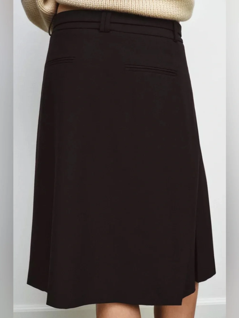 Zara structured pleated